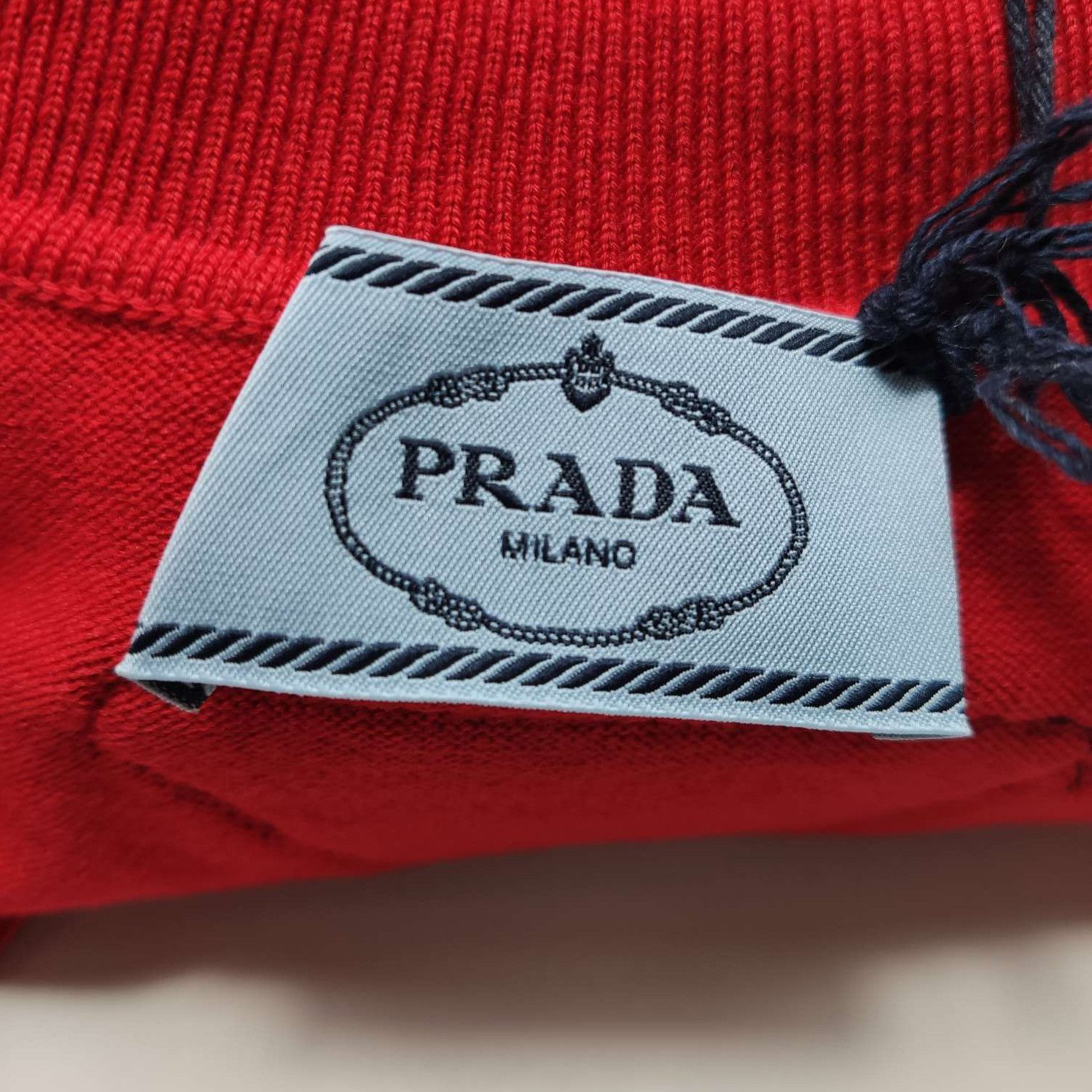 Prada Prada Red Wool Blend Turtleneck Sweater 0089 Size XS / US 0-2 / IT 36-38 - 5 Thumbnail
