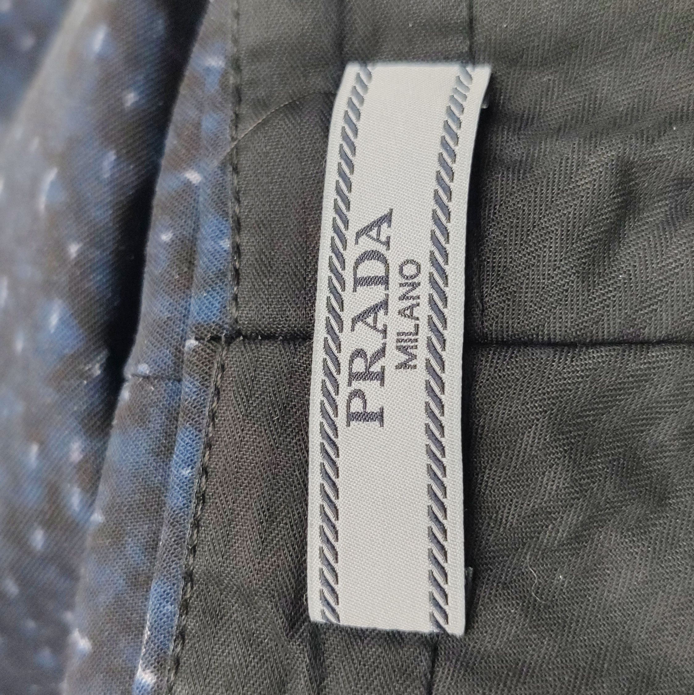 Prada Prada Color-Block Wool Blend Pants in Size 36 0089 Size 22" - 4 Thumbnail