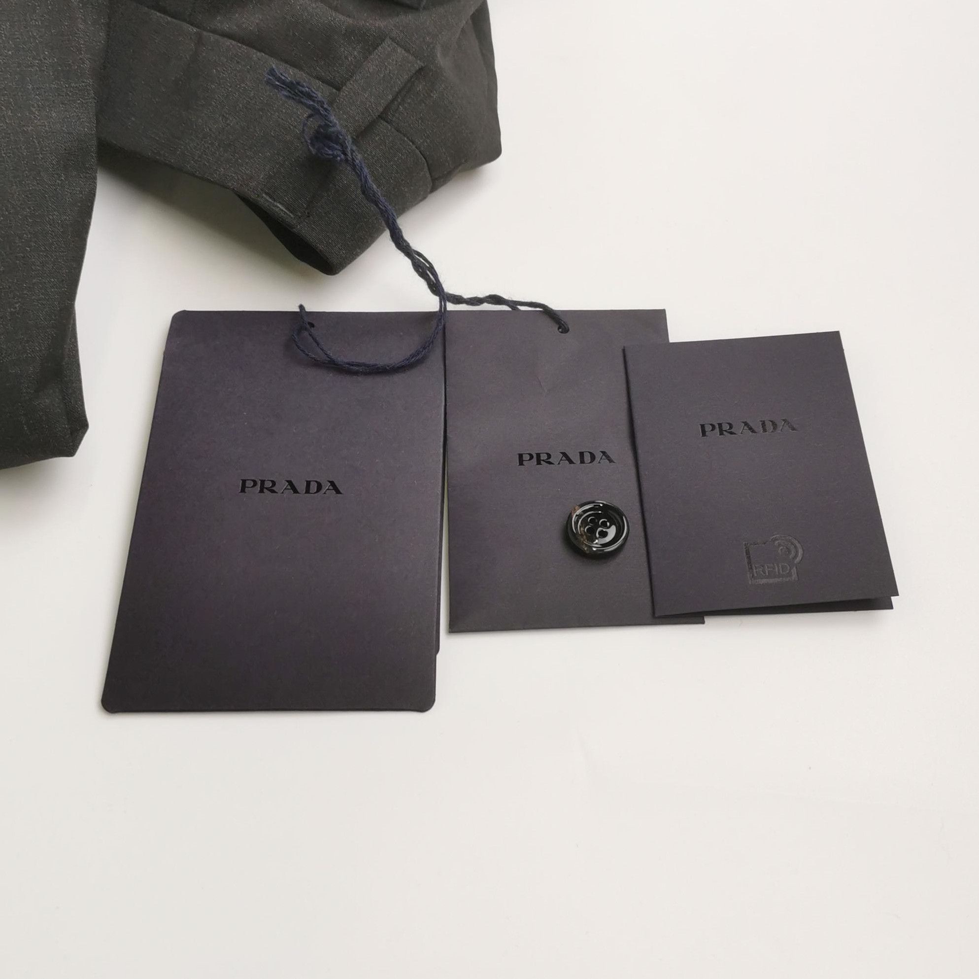 Prada Prada Black Wool Long Pants in Size 38 0089 Size 38" / US 16 / IT 52 - 3 Thumbnail