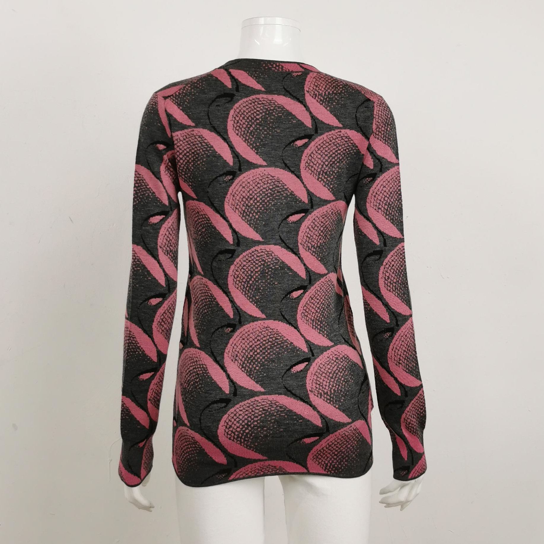 Prada Prada Color Block V-Neck Long Sleeve Sweater 0089 Size XXS / US 00 / IT 34 - 2 Thumbnail