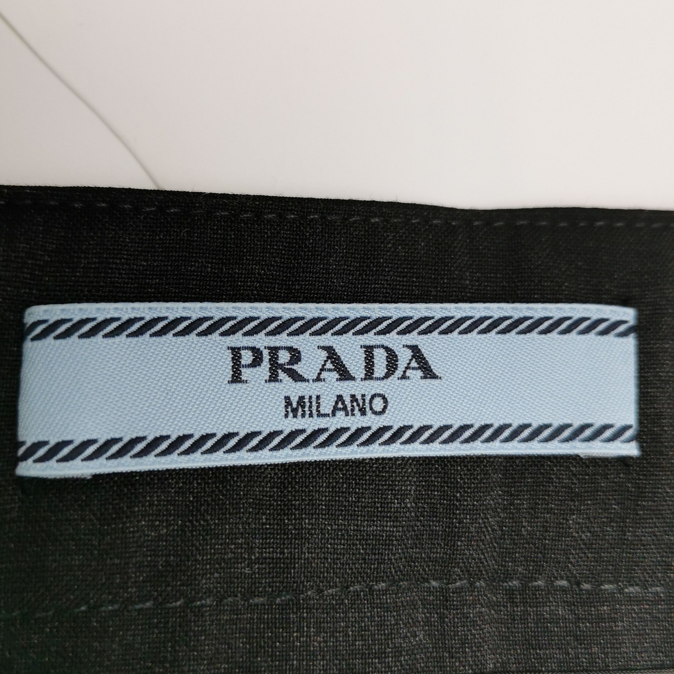 Prada Prada Black Wool Midi Skirt in XXS Size 0089 Size 22" - 5 Thumbnail
