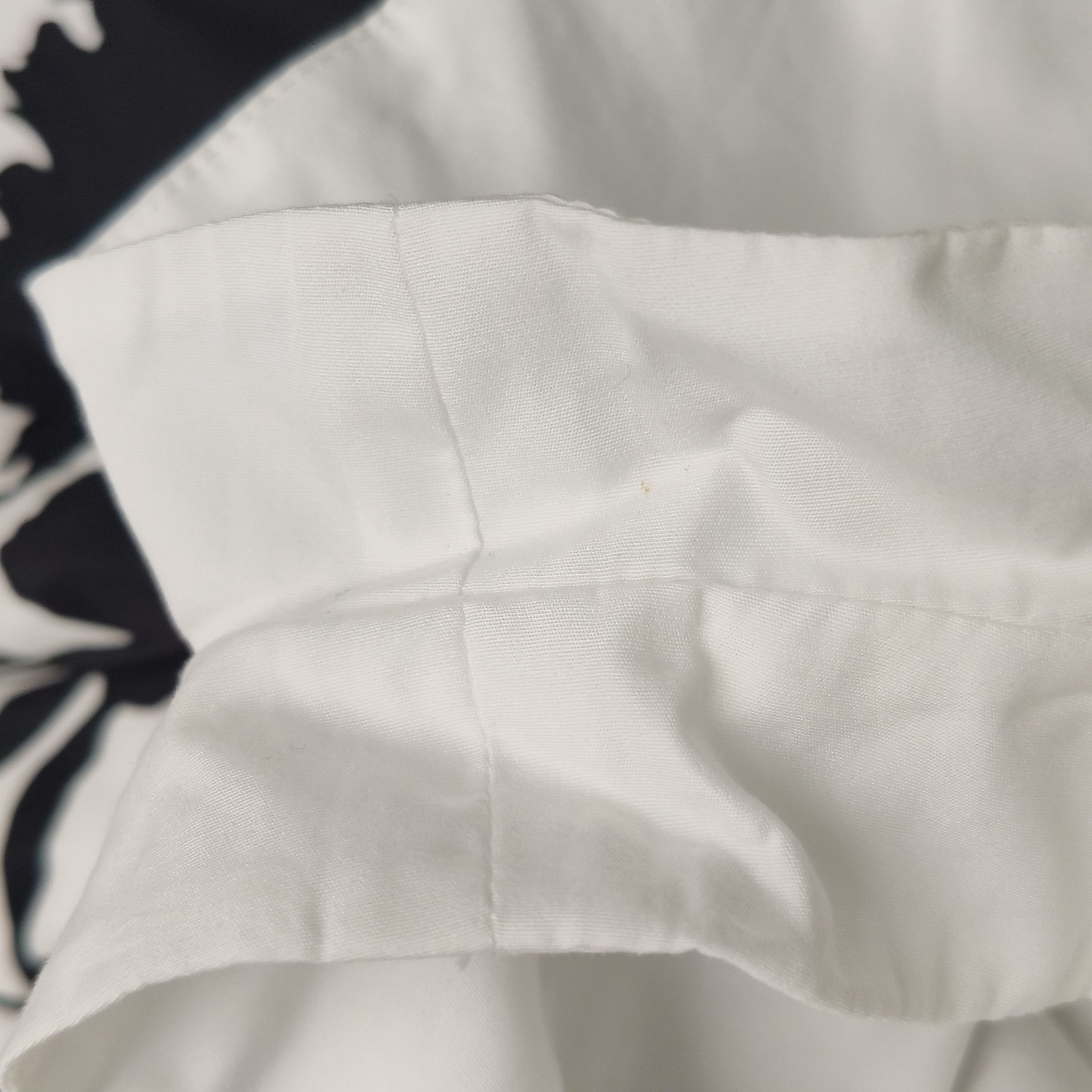 Prada Prada Black and White Floral Cotton Shorts 0089 Size 22" - 11 Thumbnail