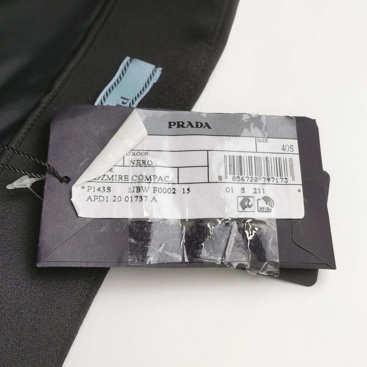 Prada Prada Black Wool Blend Midi Skirt Size 40 0089 Size 40" / US 18 - 4 Thumbnail