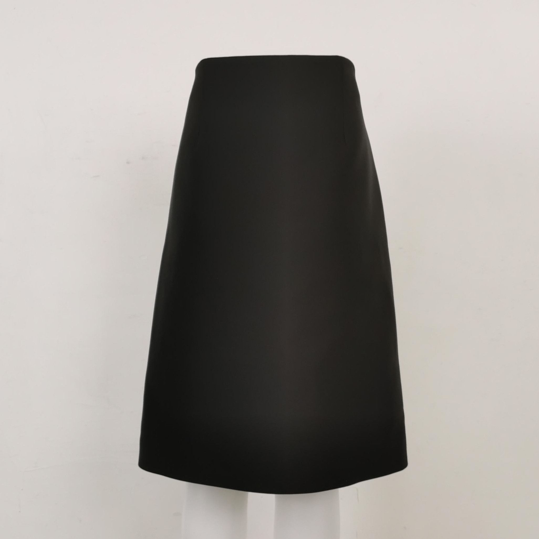 Prada Prada Black Wool Blend Midi Skirt Size 40 0089 Size 40" / US 18 - 2 Thumbnail