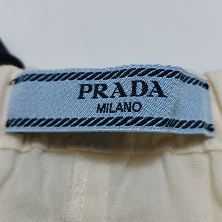 Prada Prada Cotton Mermaid Print Logo Shorts 0089 Size 40" / US 18 - 8 Thumbnail