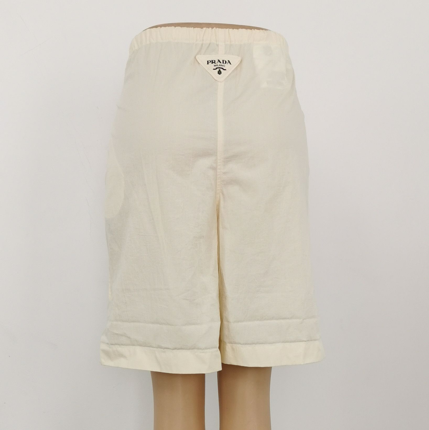 Prada Prada Cotton Mermaid Print Logo Shorts 0089 Size 40" / US 18 - 2 Thumbnail