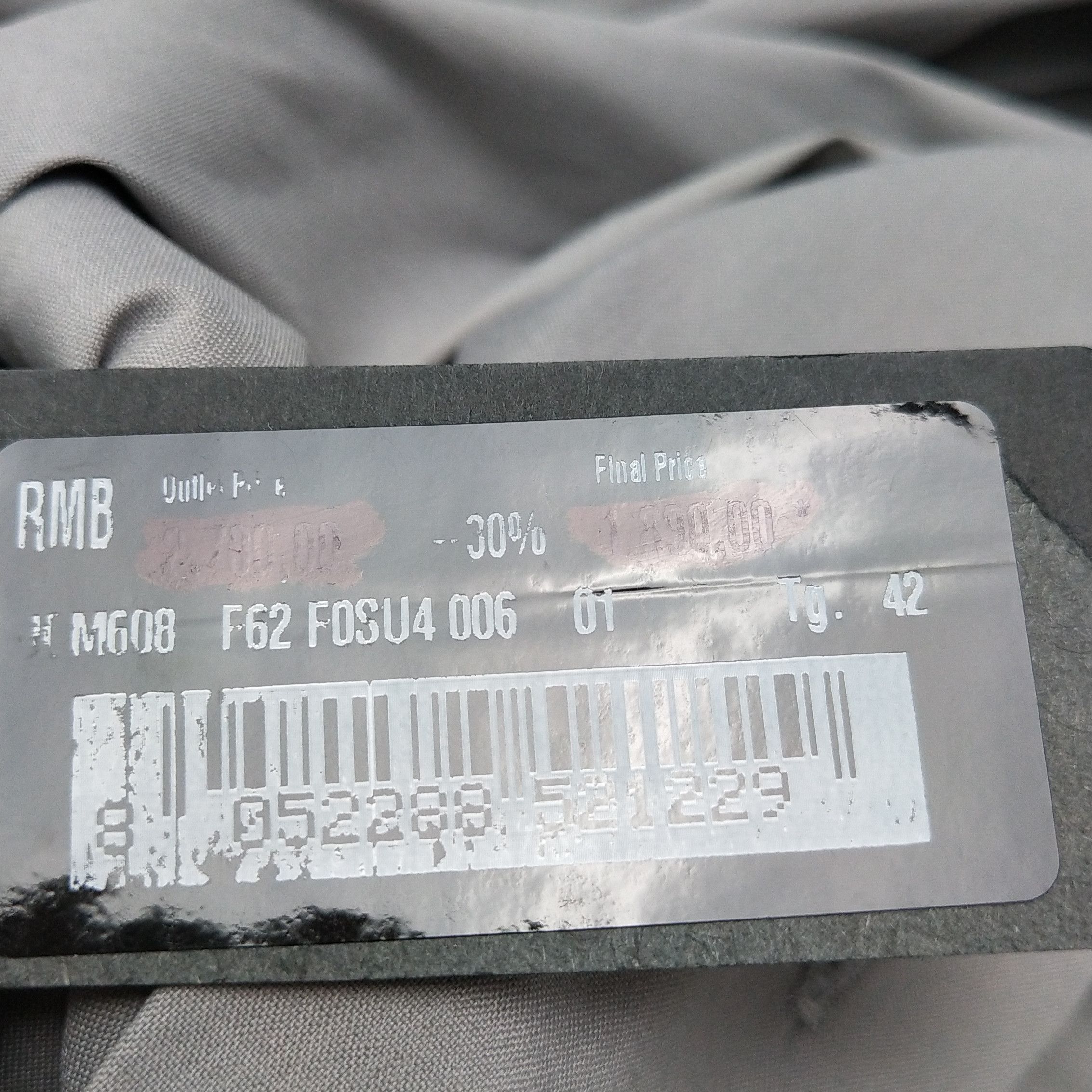 Prada Prada Gray Cotton Long Sleeve Shirt 0089 Size L / US 10 / IT 46 - 10 Thumbnail