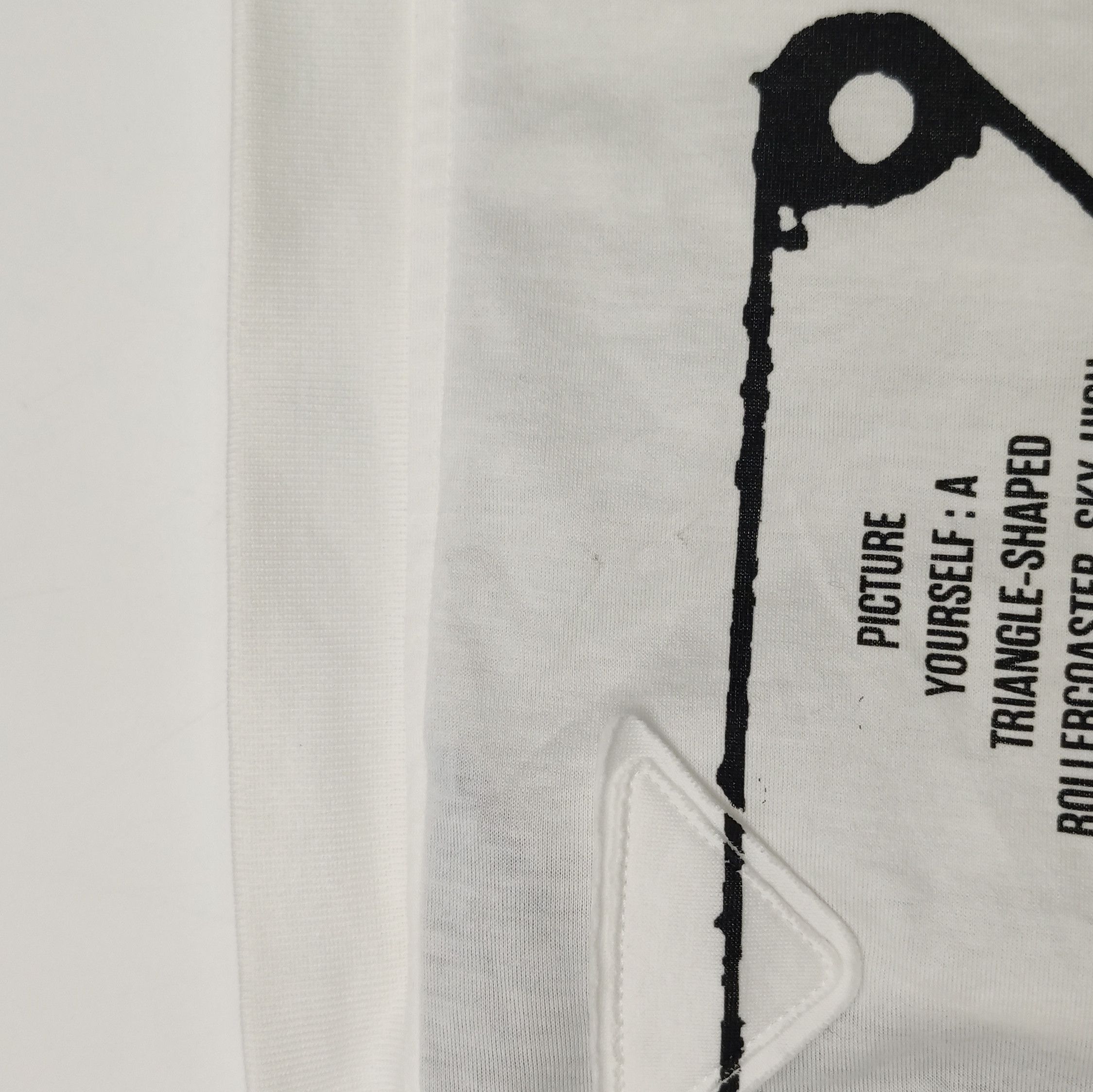 Prada Prada Cotton Logo Hooded Cape in White 0089 Size M / US 6-8 / IT 42-44 - 9 Thumbnail