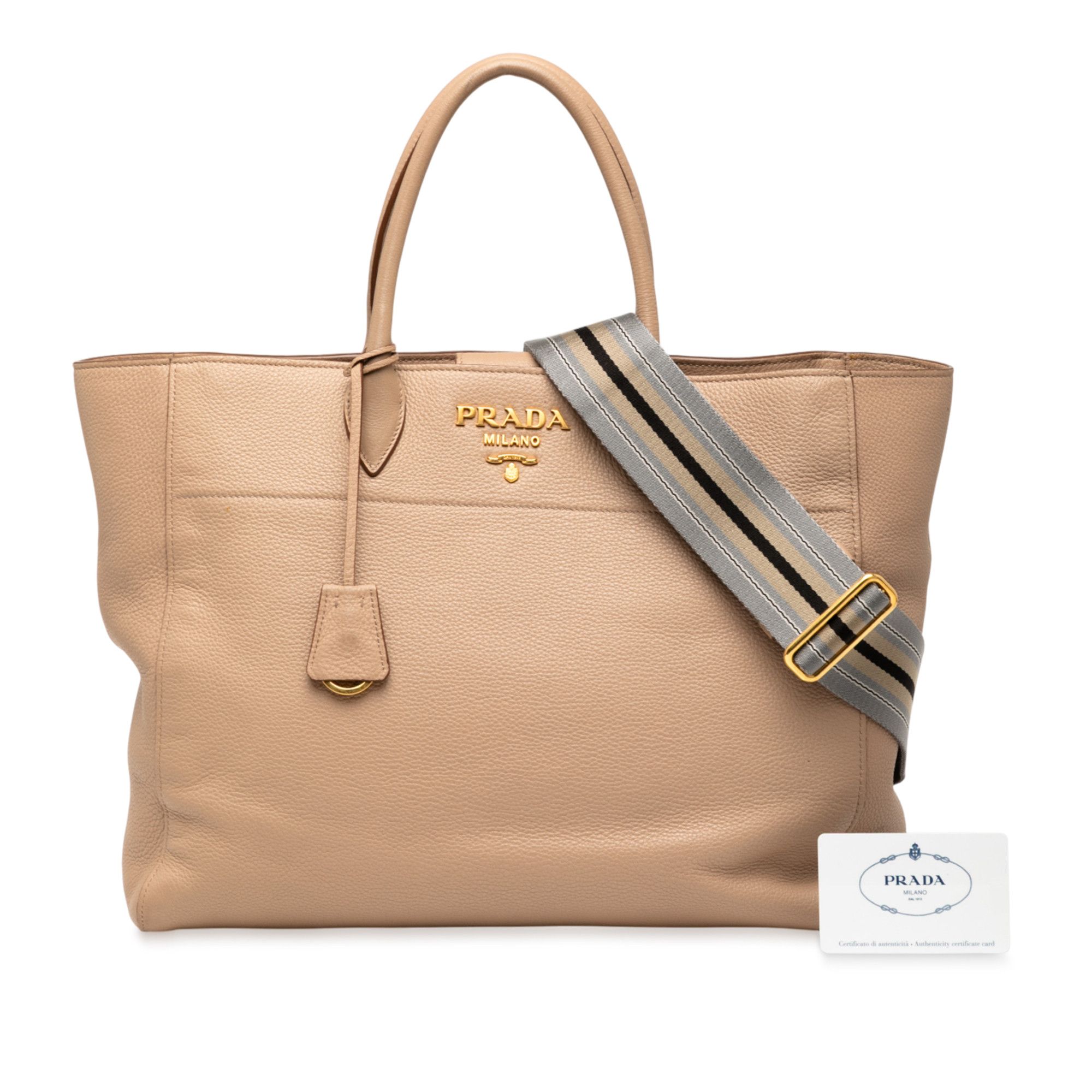 Prada Prada Vitello Phenix Open Convertible Tote Size ONE SIZE - 7 Thumbnail