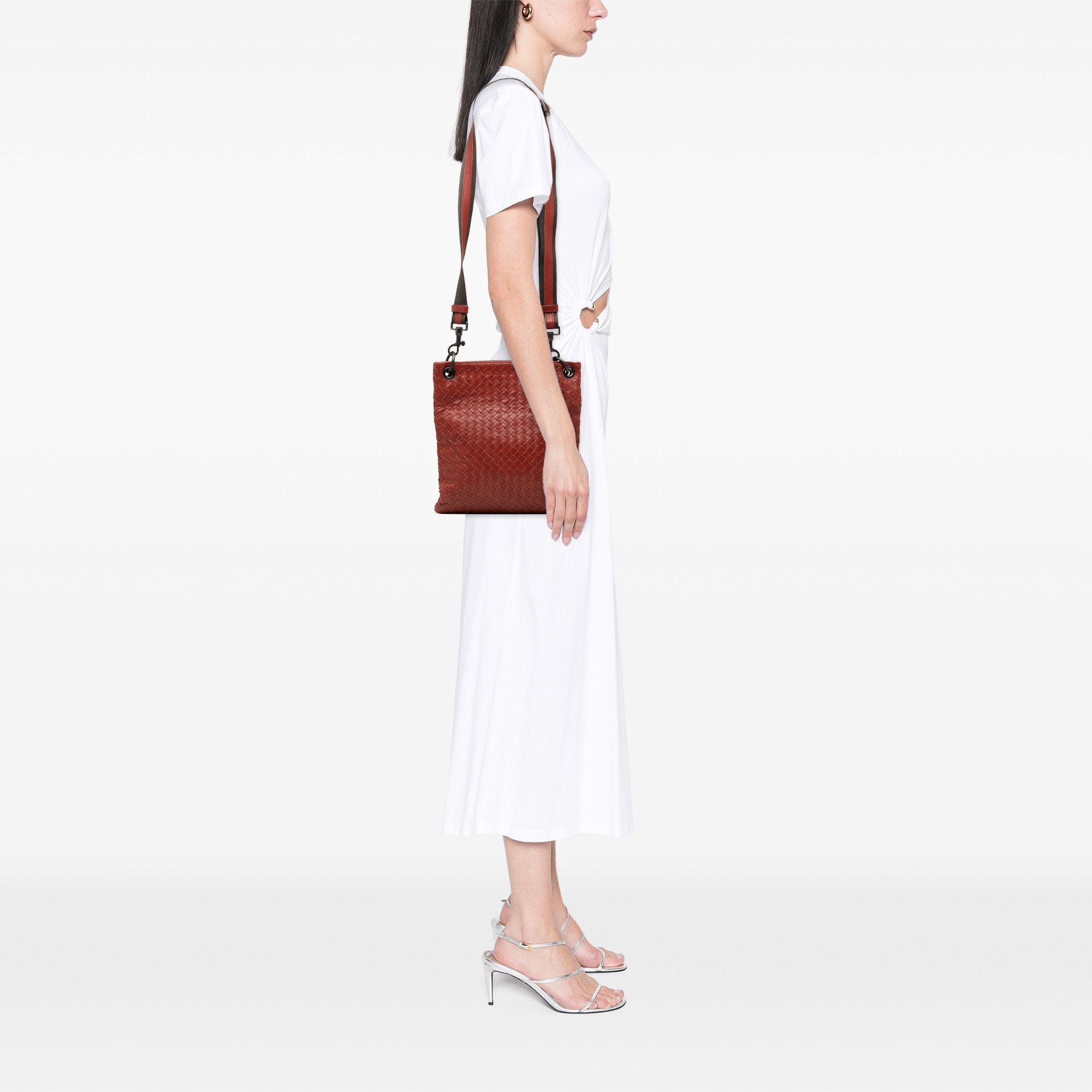Bottega Veneta Bottega Veneta Leather Intrecciato Crossbody Size ONE SIZE - 7 Thumbnail