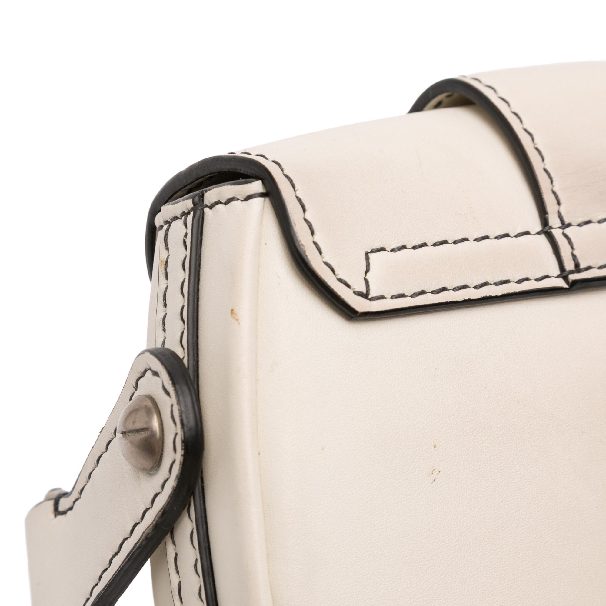 Dior Dior Mini Leather D Fence Saddle Bag Size ONE SIZE - 9 Thumbnail