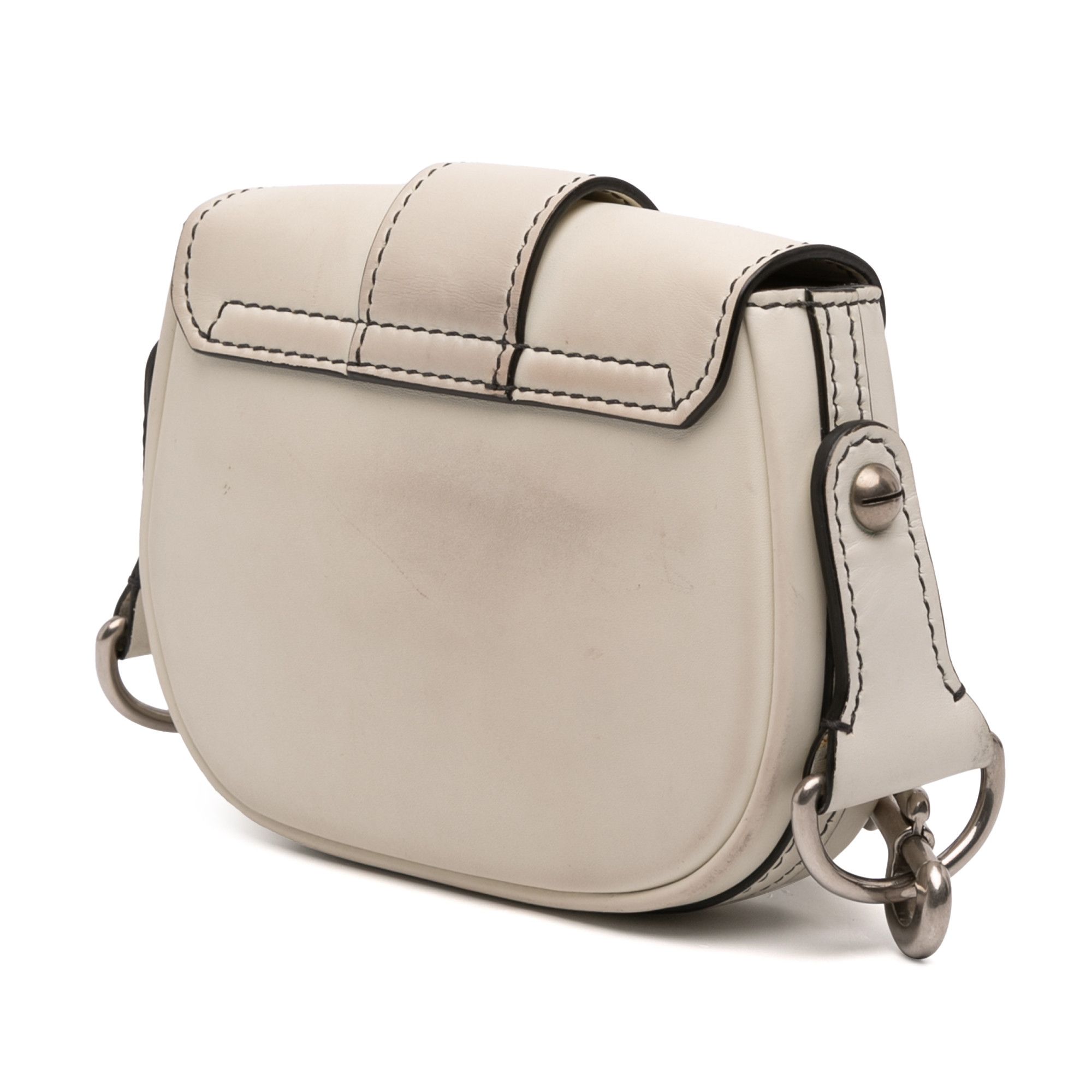 Dior Dior Mini Leather D Fence Saddle Bag Size ONE SIZE - 2 Thumbnail