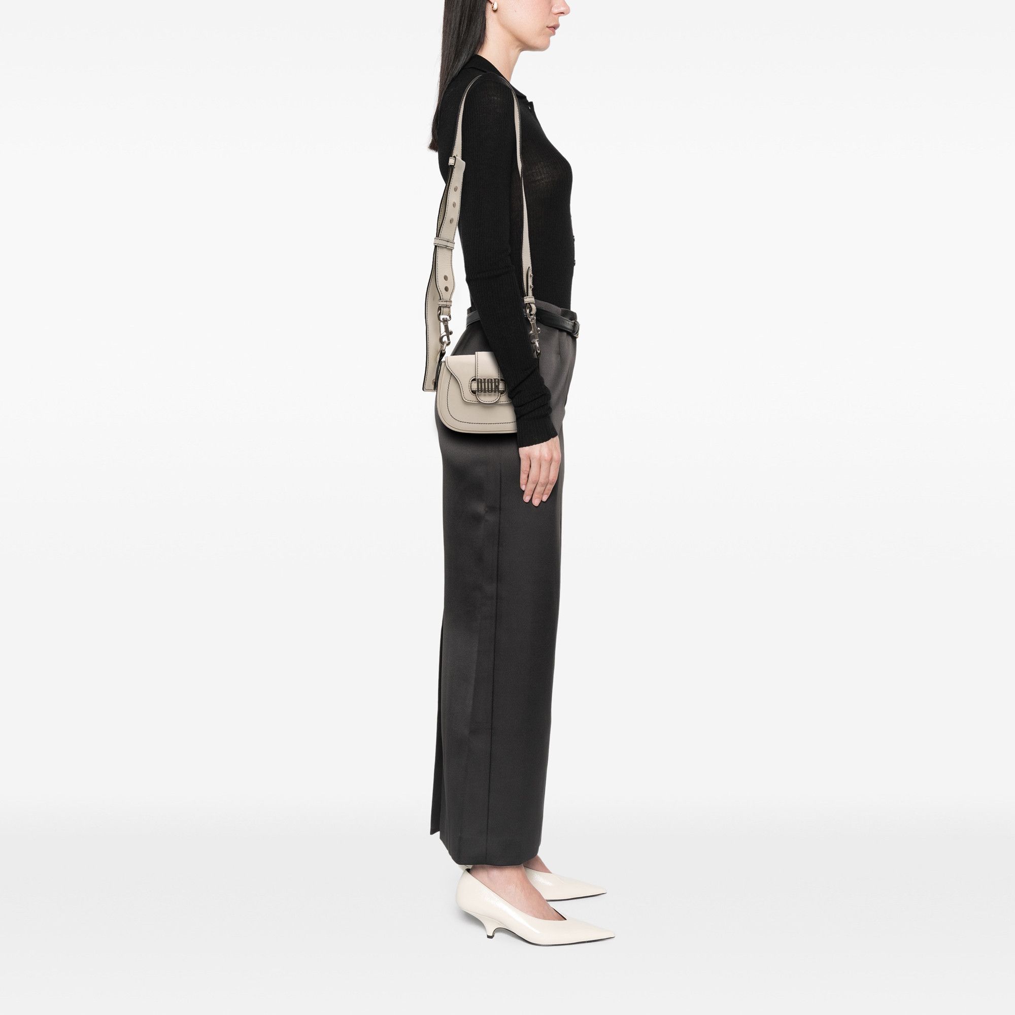 Dior Dior Mini Leather D Fence Saddle Bag Size ONE SIZE - 11 Thumbnail