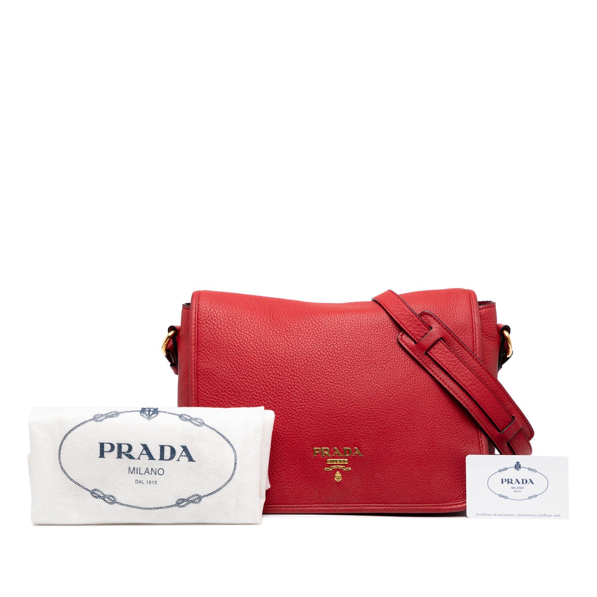 Prada Prada Vitello Phenix Flap Crossbody Size ONE SIZE - 8 Thumbnail