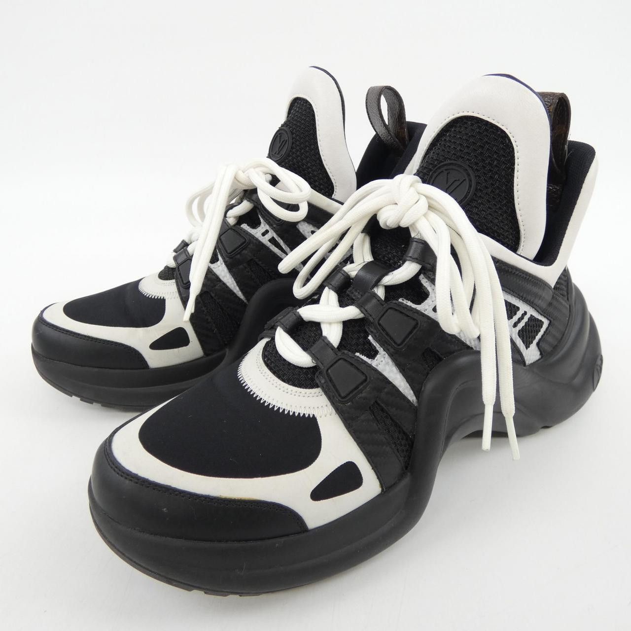 Louis Vuitton Louis Vuitton Louis Vuitton Archlight Sneakers Leather Shoes DUTY FREE for USA Size ONE SIZE - 3 Thumbnail