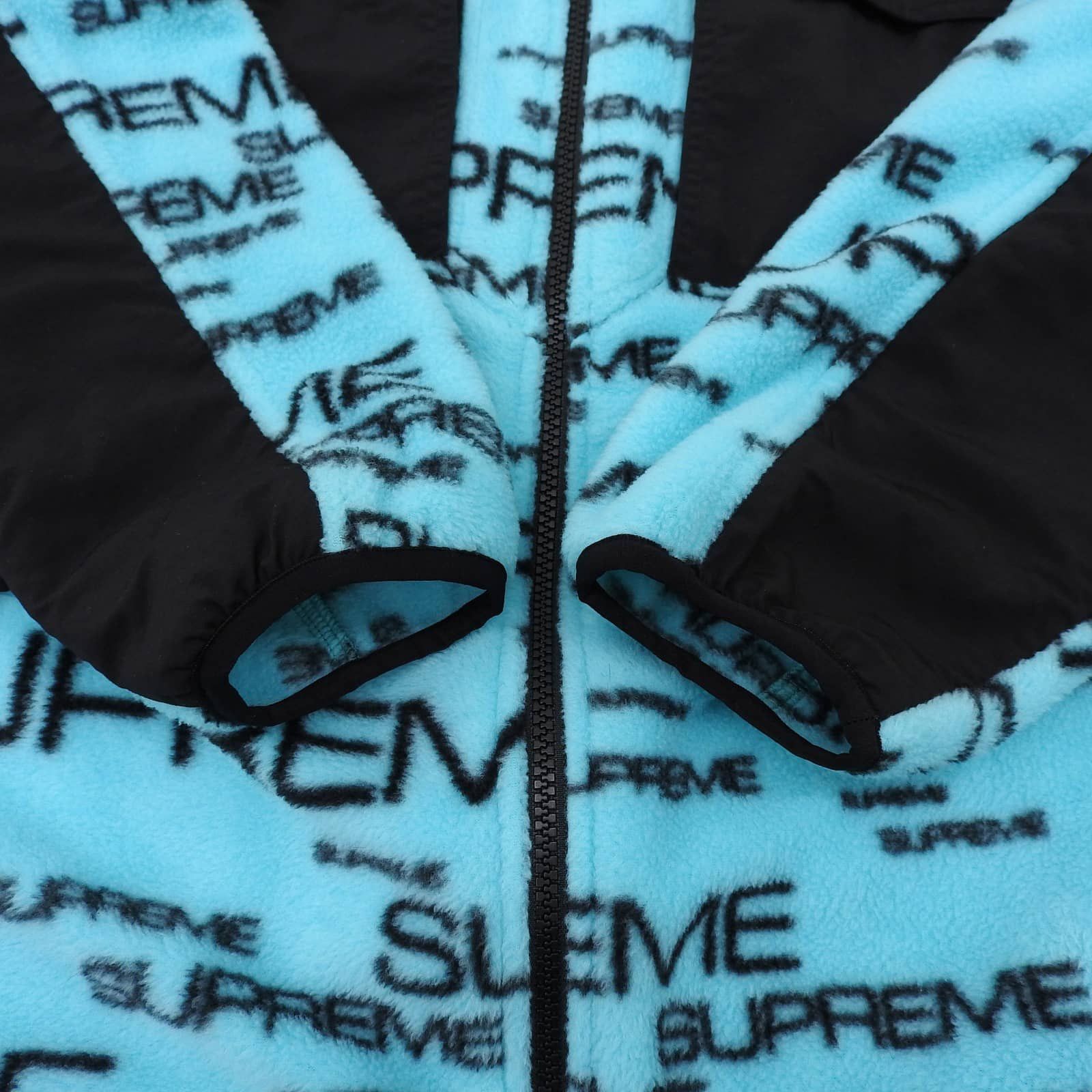 Supreme Supreme Supreme THE NORTH FACE All-over logo Fleece Jacket Others Outerwear NA52101I DUTY FREE for USA Size ONE SIZE - 5 Thumbnail