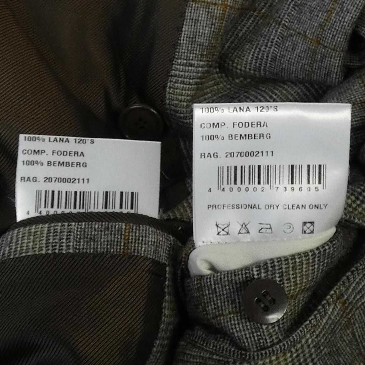Other Other Cesare Attolini Suit Others Suits AUS609PUN3 DUTY FREE for USA Size ONE SIZE - 3 Thumbnail