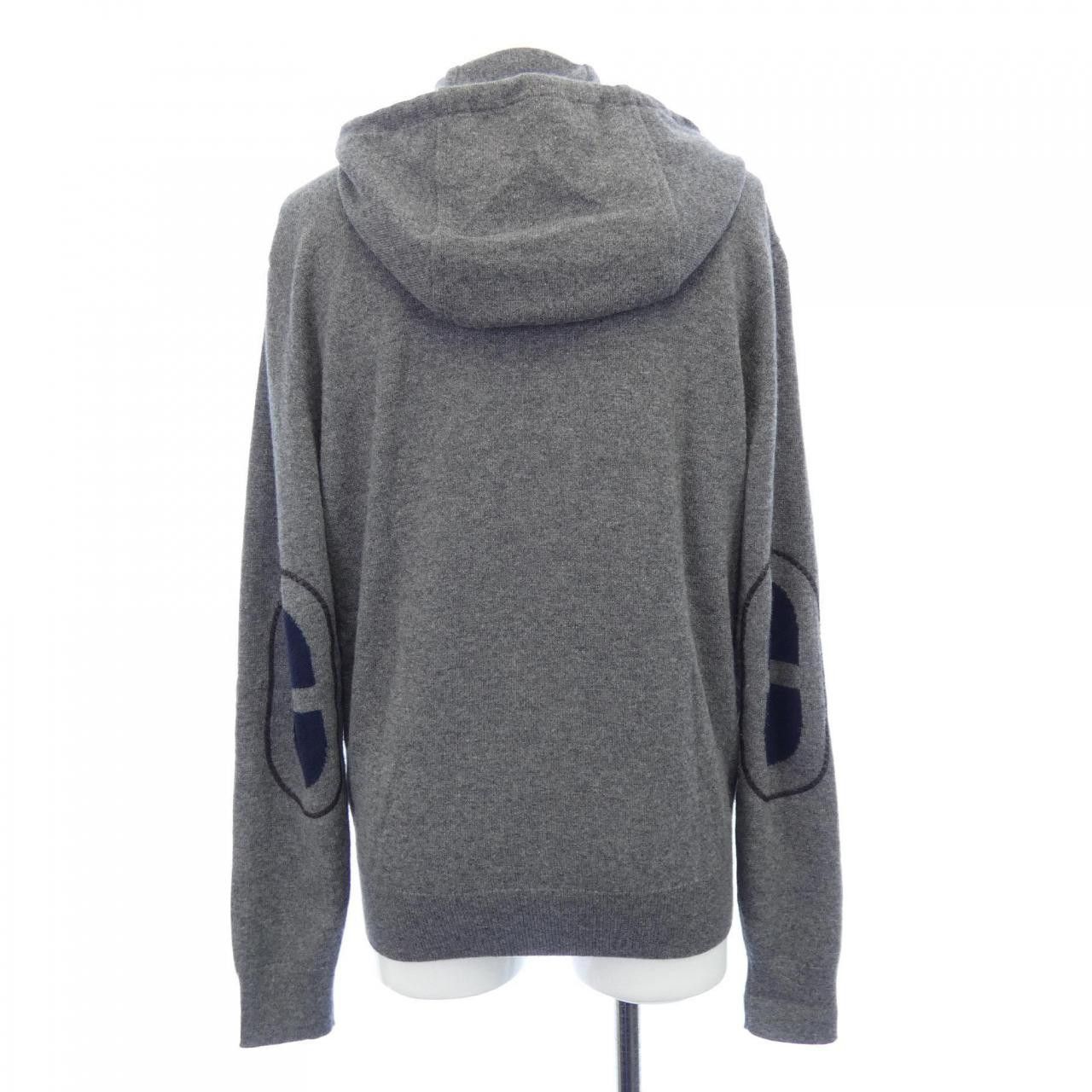 Hermes Hermes Hermès Maillon Chaine d'Ancre 100% Cashmere Hoodie XS Others Sweatshirts & Hoodies DUTY FREE for USA Size ONE SIZE - 2 Thumbnail