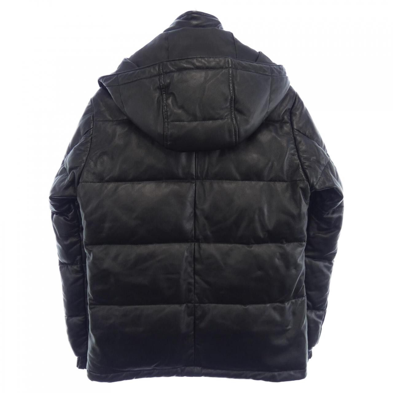 Other Other KATHARINE HAMNETT Leather Down Jacket Leather Outerwear DUTY FREE for USA Size ONE SIZE - 2 Thumbnail