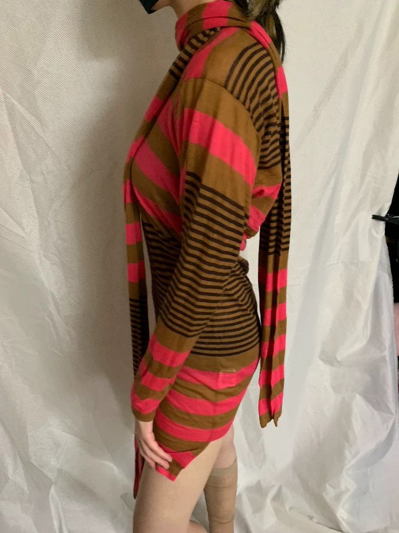 Vivienne Westwood Vivienne Westwood Wool Striped Dress Scarf - dmc Size ONE SIZE - 8 Thumbnail
