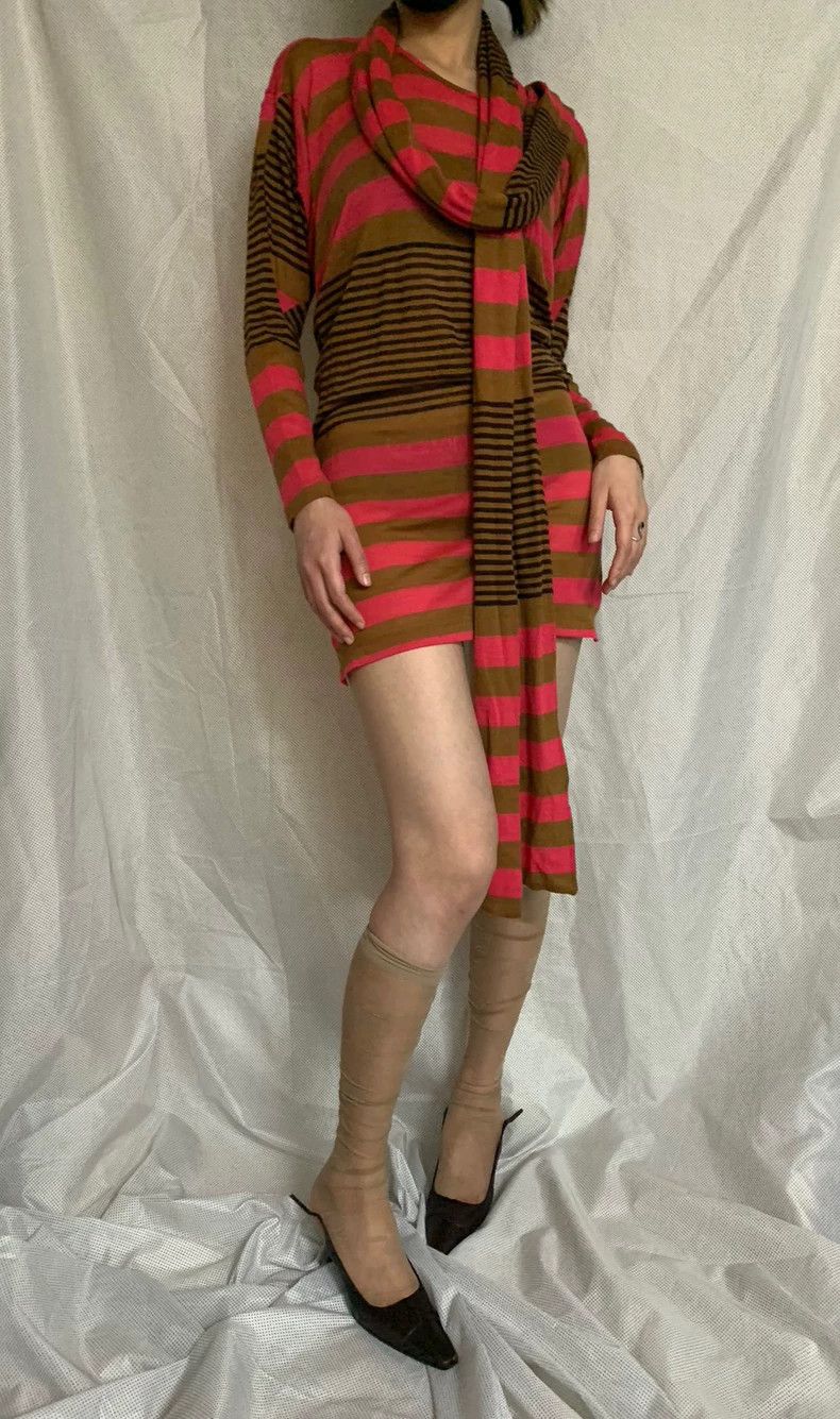 Vivienne Westwood Vivienne Westwood Wool Striped Dress Scarf - dmc Size ONE SIZE - 7 Thumbnail