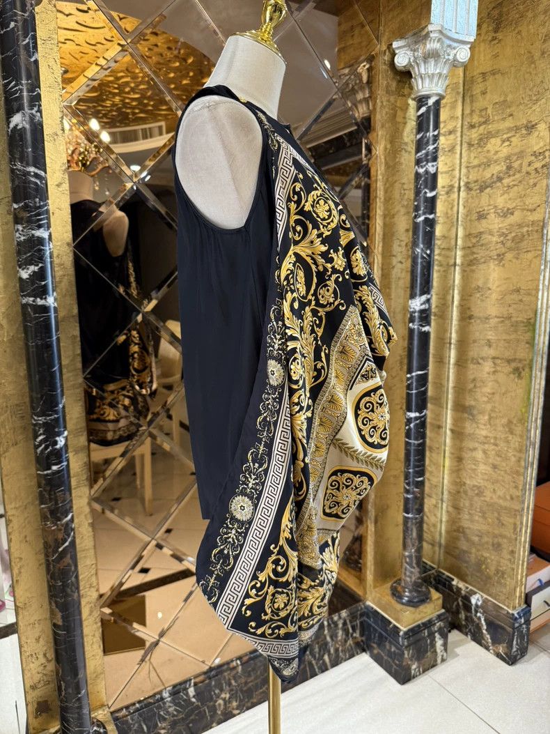 Versace Versace Silk Halter Neck Dress - dmc Size M / US 6-8 / IT 42-44 - 4 Thumbnail