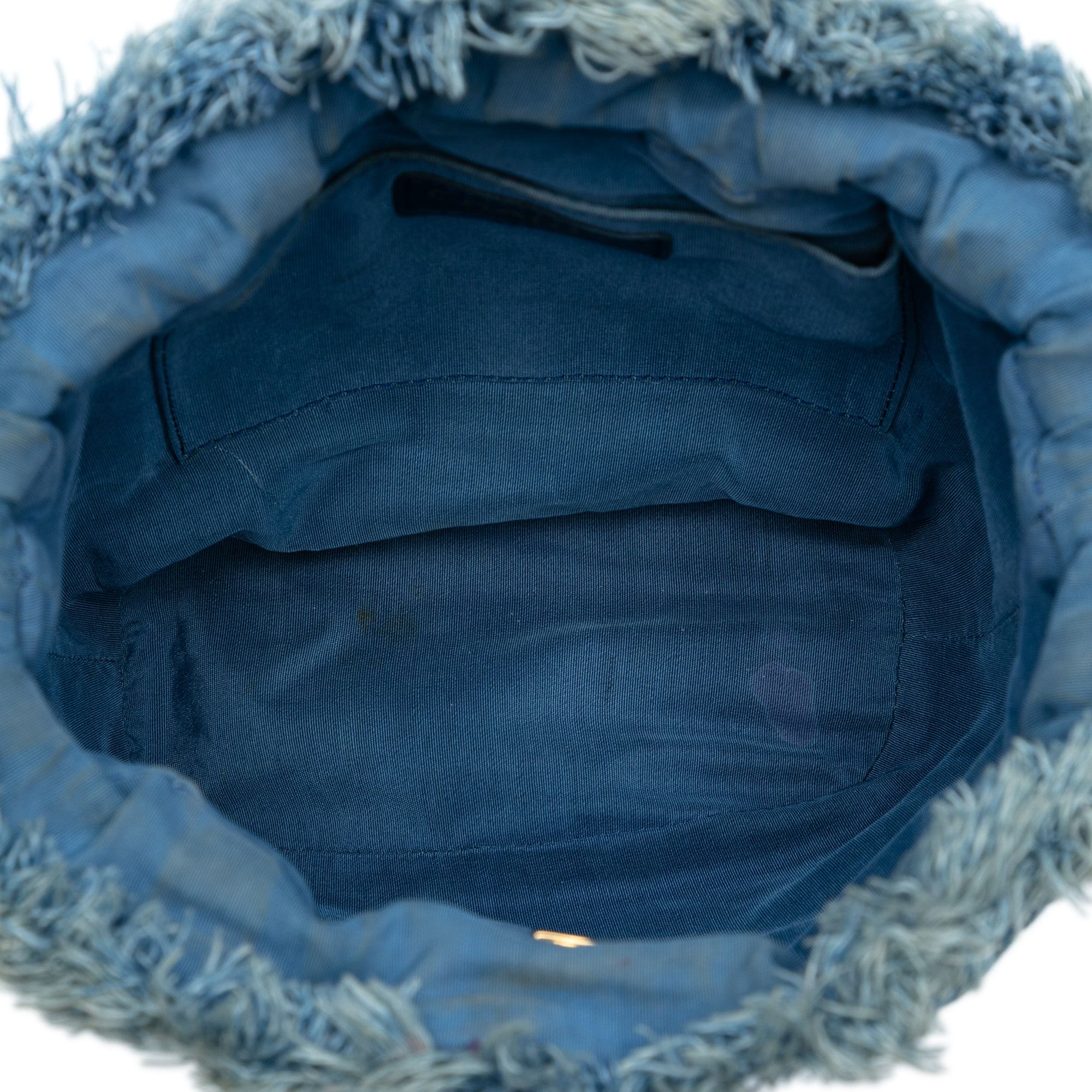 Chanel Chanel Medium Quilted Denim Mood Bucket with Chain Size ONE SIZE - 4 Thumbnail