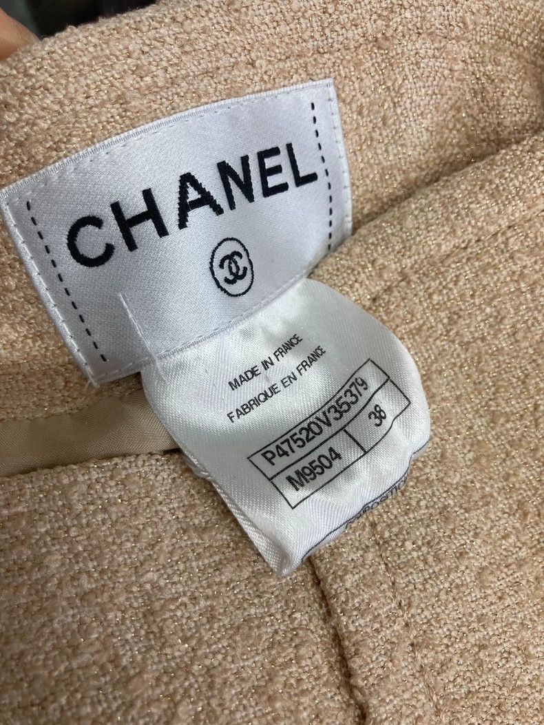 Chanel Chanel Beige Sling Dress Fr38 - dmc Size M / US 6-8 / IT 42-44 - 4 Thumbnail