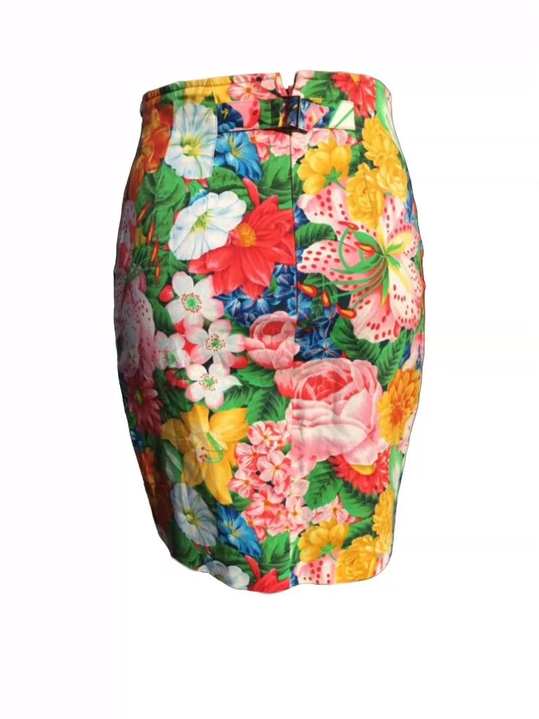 Kenzo KENZO 1992SS Floral Skirt S - dmc Size 24" / US 00 / IT 34 - 3 Thumbnail