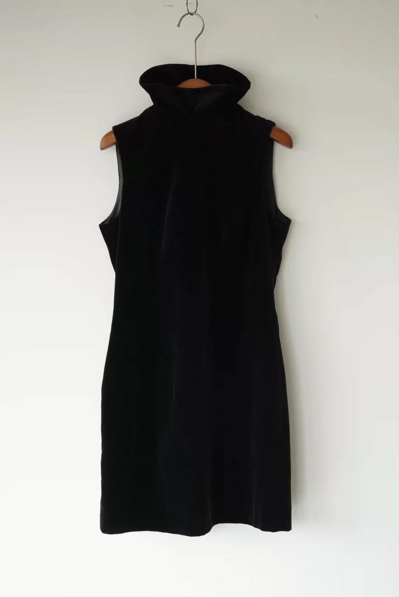 Kenzo Kenzo 1980s Velvet Runway Dress - dmc Size S / US 4 / IT 40 - 6 Thumbnail