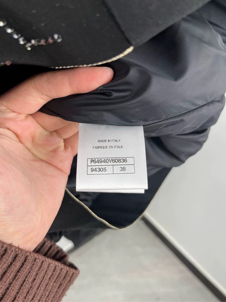 Chanel Chanel Black Crystal Logo Long Sleeve Jacket - dmc Size M / US 6-8 / IT 42-44 - 5 Thumbnail