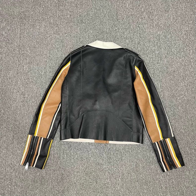 Fendi Fendi Colorblock Leather Jacket - dmc Size US M / EU 48-50 / 2 - 3 Thumbnail