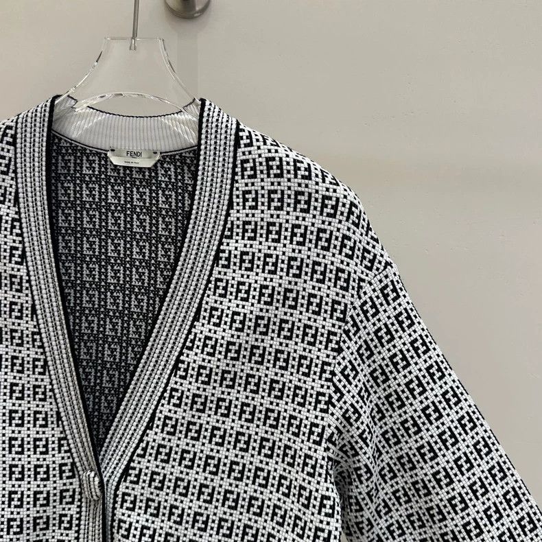 Fendi Fendi Monogram Knit Cardigan - dmc Size US M / EU 48-50 / 2 - 4 Thumbnail