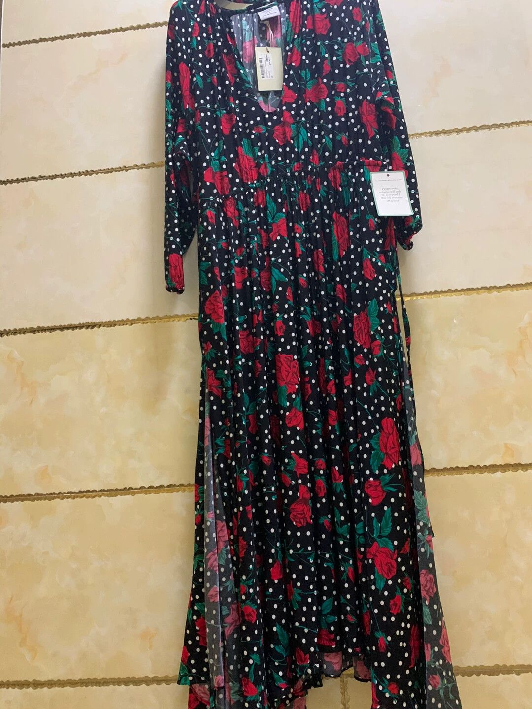 Vetements Vetements 2017 Floral Polka Dot Dress - dmc Size S / US 4 / IT 40 - 3 Thumbnail
