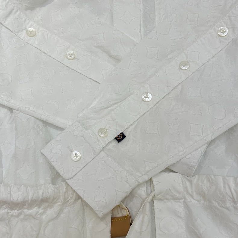 Louis Vuitton Louis Vuitton Monogram Shirt Dress - dmc Size M / US 6-8 / IT 42-44 - 5 Thumbnail