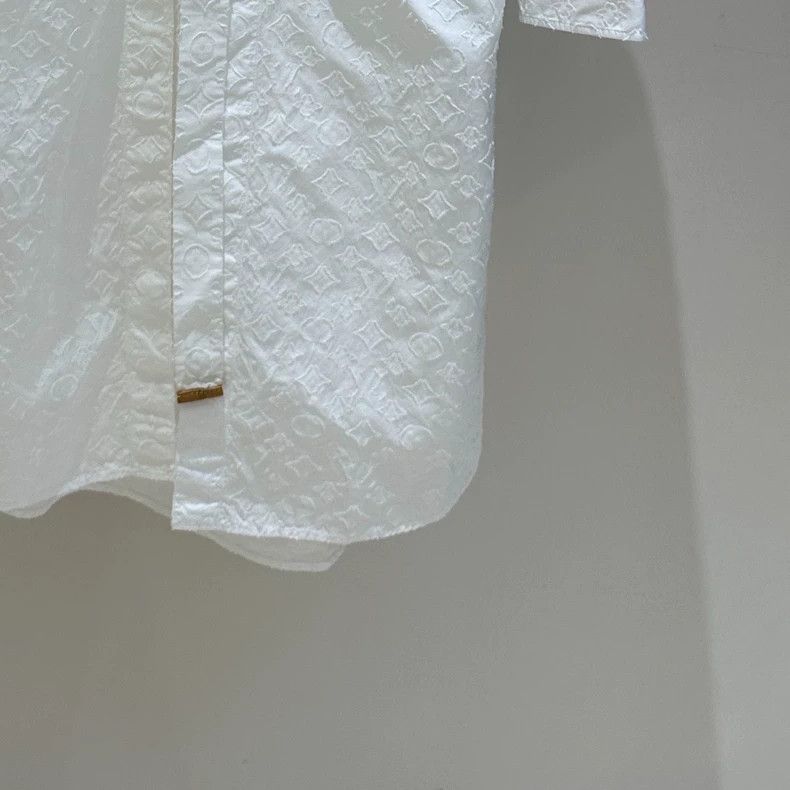 Louis Vuitton Louis Vuitton Monogram Shirt Dress - dmc Size M / US 6-8 / IT 42-44 - 2 Thumbnail
