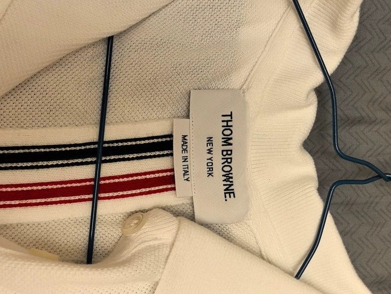 Thom Browne Thom Browne White Polo Dress - dmc Size M / US 6-8 / IT 42-44 - 2 Thumbnail