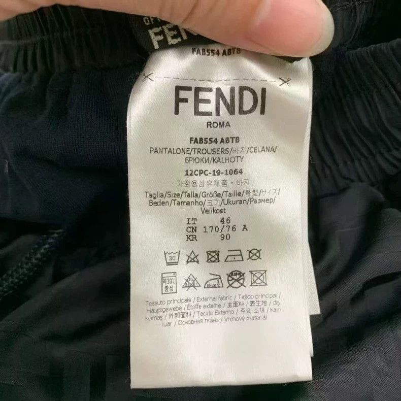 Fendi Fendi Black FF Monogram Shorts - dmc Size US 36 / EU 52 - 6 Thumbnail