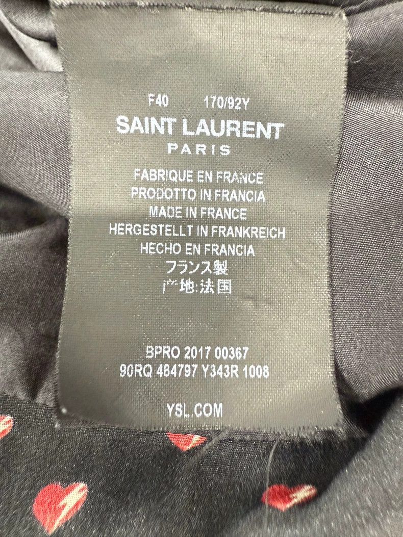 Saint Laurent Paris Saint Laurent Silk Short Sleeve Dress - dmc Size US M / EU 48-50 / 2 - 4 Thumbnail