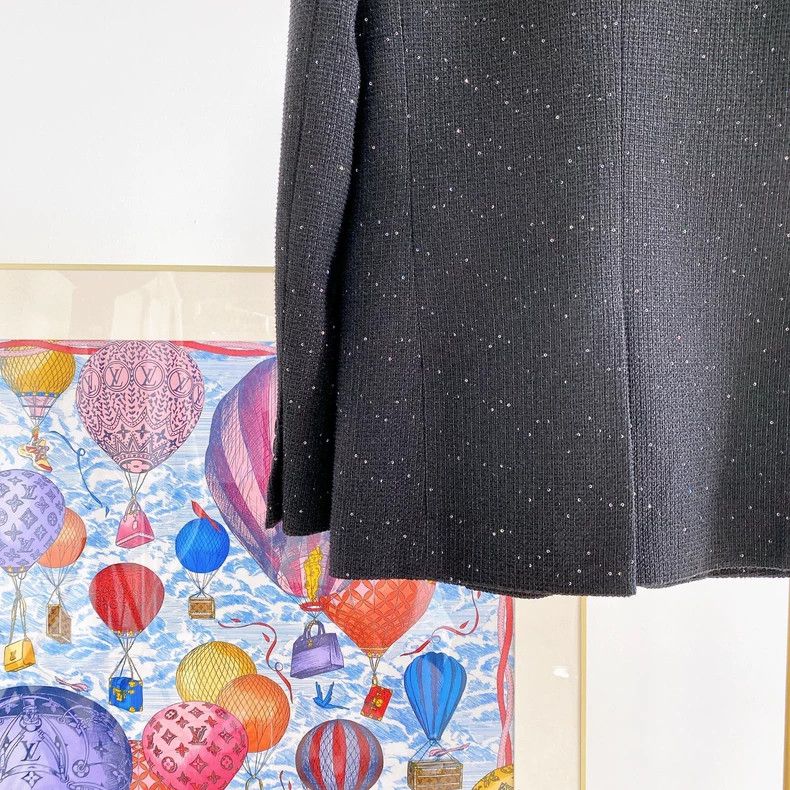 Saint Laurent Paris Saint Laurent Black Sequin Blazer - dmc Size M / US 6-8 / IT 42-44 - 5 Thumbnail