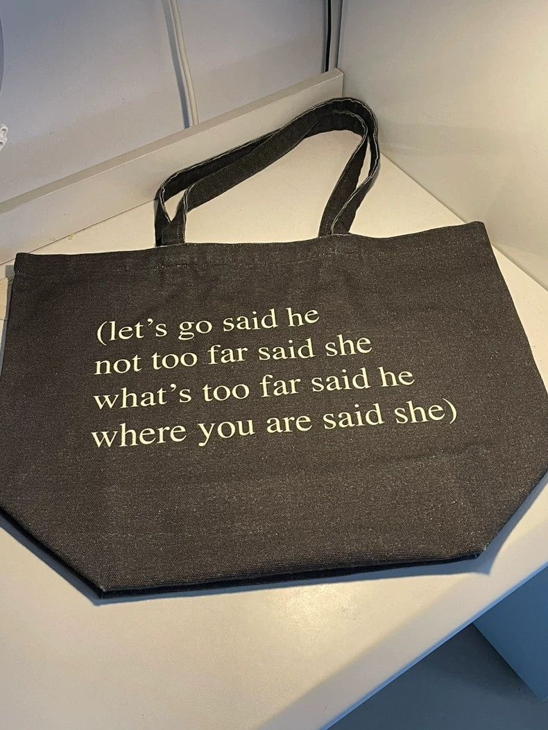 Ann Demeulemeester Ann Demeulemeester 2016S/S Canvas Tote Bag - dmc Size ONE SIZE - 4 Thumbnail