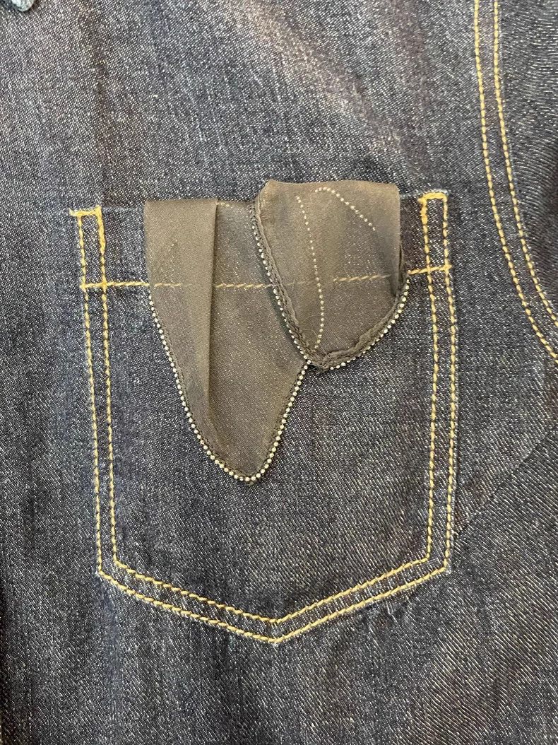 Brunello Cucinelli Brunello Cucinelli Denim Long Sleeve Shirt - dmc Size US S / EU 44-46 / 1 - 4 Thumbnail