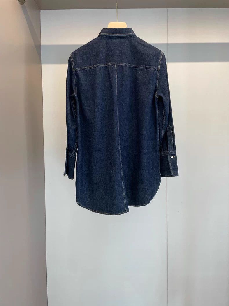 Brunello Cucinelli Brunello Cucinelli Denim Long Sleeve Shirt - dmc Size US S / EU 44-46 / 1 - 2 Thumbnail