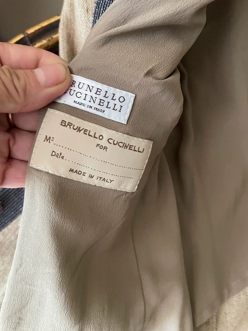 Brunello Cucinelli Brunello Cucinelli Double-Breasted Blazer - dmc Size US M / EU 48-50 / 2 - 3 Thumbnail
