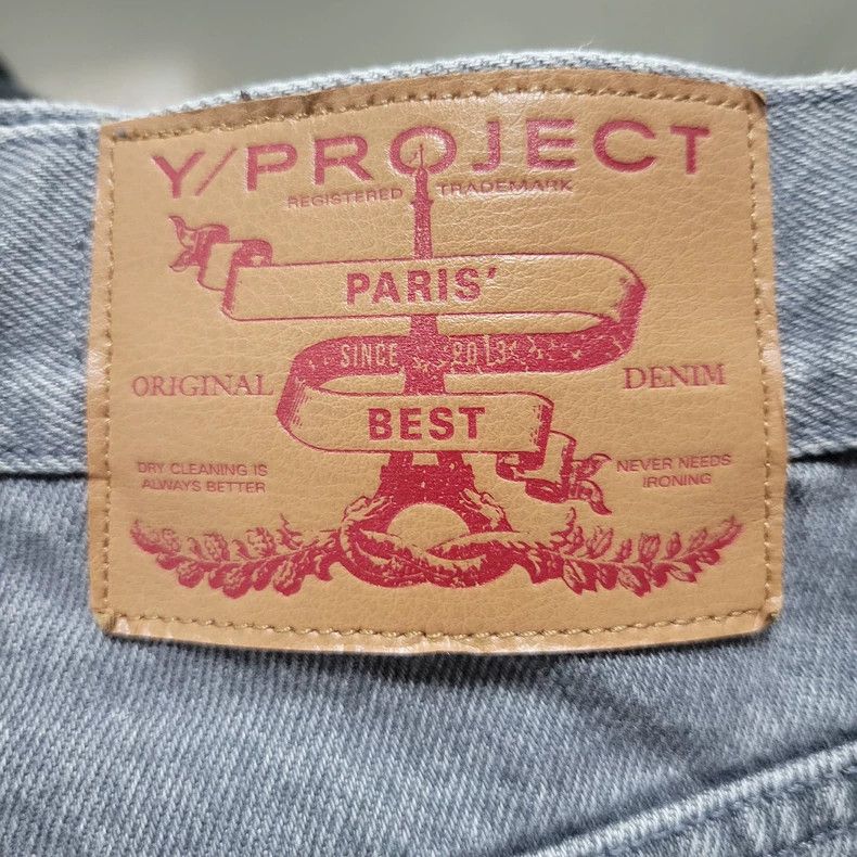 Y/Project Y/Project 22FW Deconstructed Gray Jeans - dmc Size US 32 / EU 48 - 4 Thumbnail