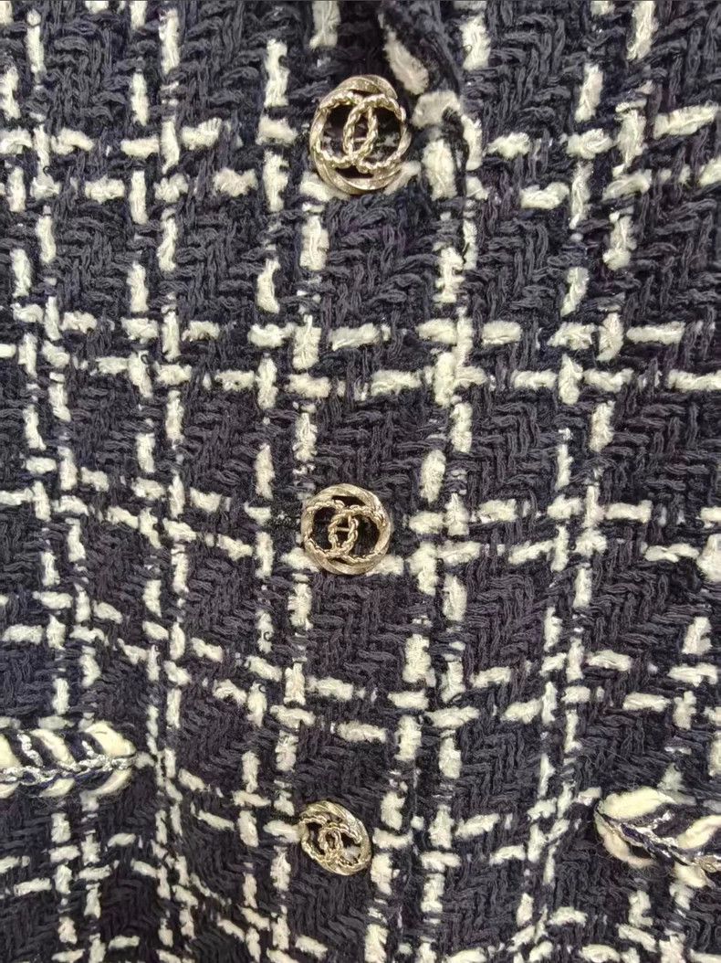 Chanel Chanel Tweed Checkered Jacket - dmc Size US M / EU 48-50 / 2 - 2 Thumbnail