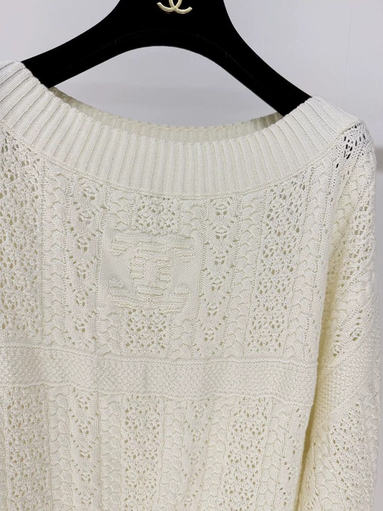 Chanel Chanel Coco Beach Knit Crop Top - dmc Size US M / EU 48-50 / 2 - 2 Thumbnail