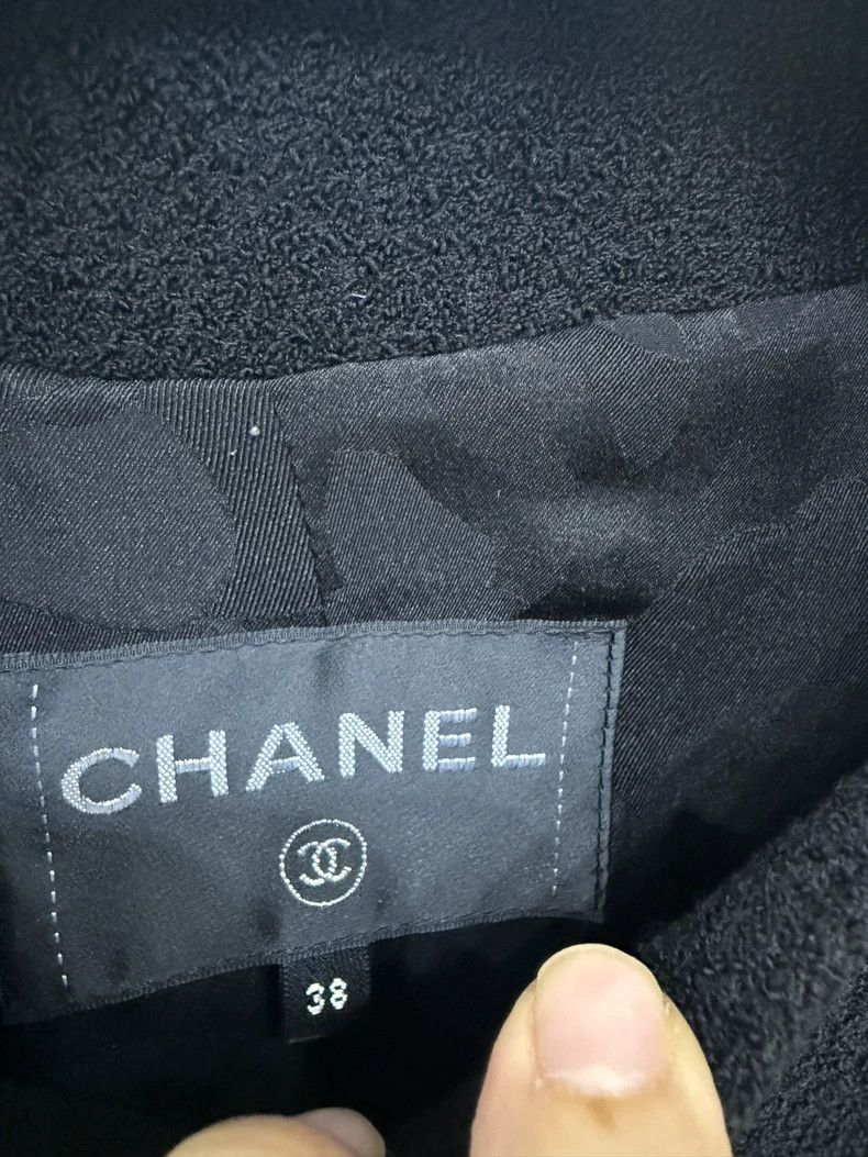 Chanel Chanel 22A Black Silver Sequin Coat - dmc Size M / US 6-8 / IT 42-44 - 2 Thumbnail