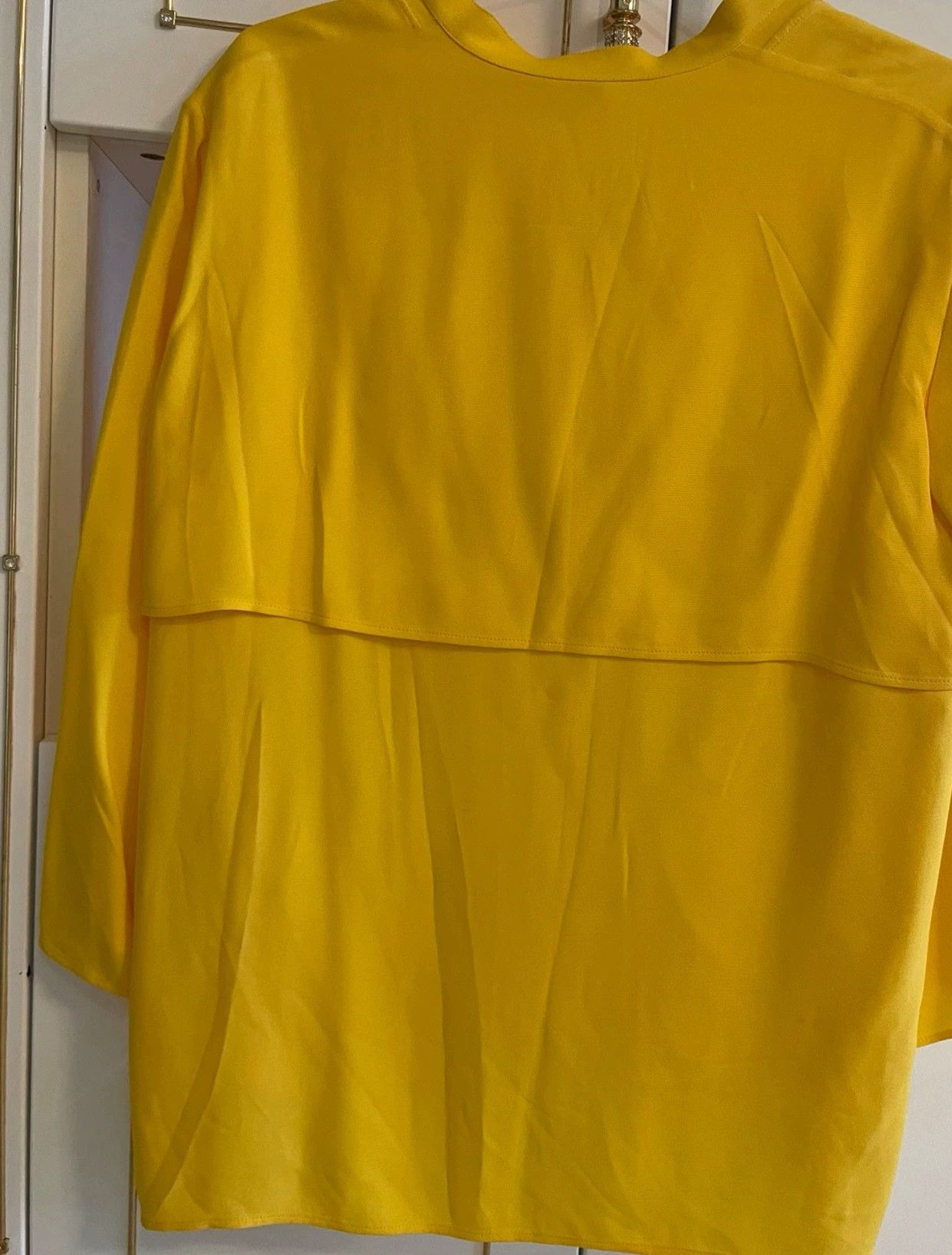 Hermes Hermes Women's Yellow Mandarin Top - dmc Size M / US 6-8 / IT 42-44 - 5 Thumbnail