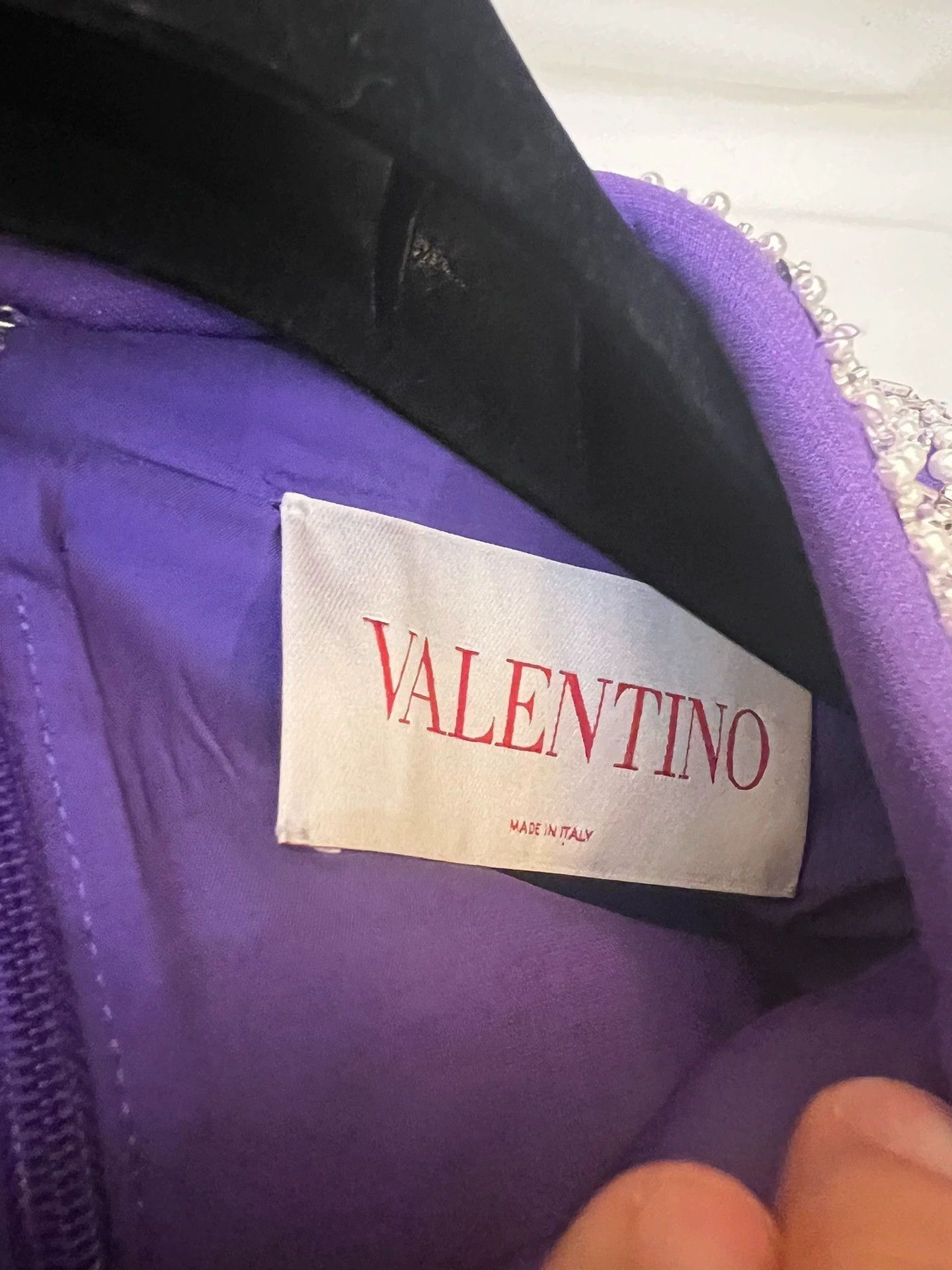 Valentino Valentino Purple Short Sleeve Dress - dmc Size S / US 4 / IT 40 - 4 Thumbnail